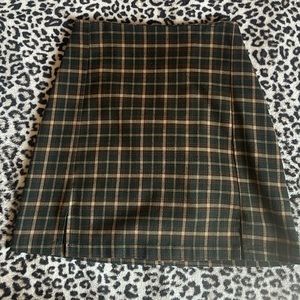 brandy melville plaid skirt